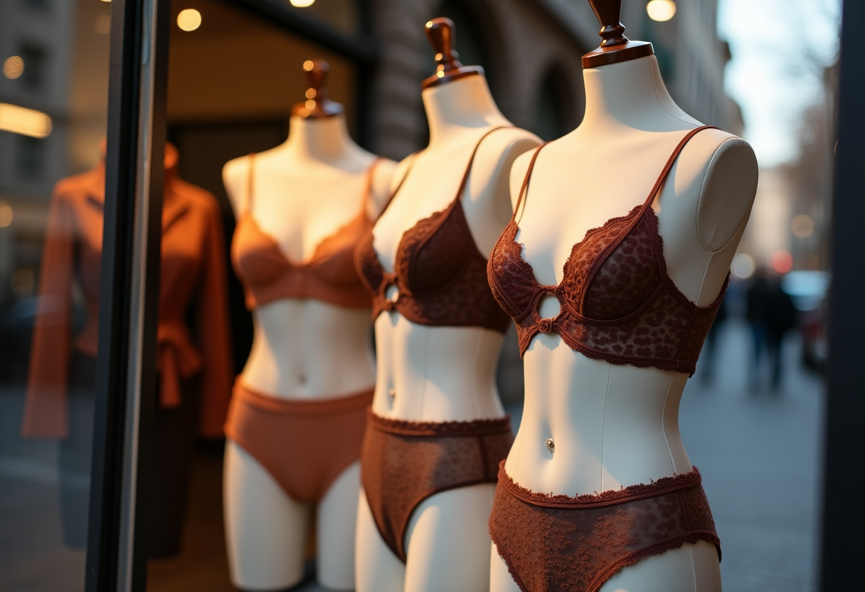 Lingerie elegante per la moda autunnale 2024