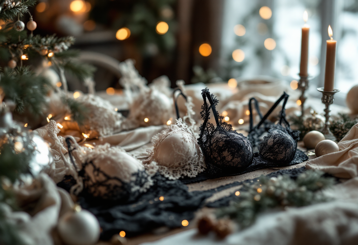 Lingerie raffinata e sensuale per le festività