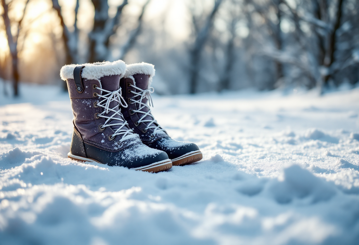 Stivaletti da neve eleganti e funzionali per l'inverno